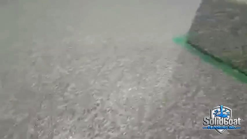 Restaurant floor after flake system